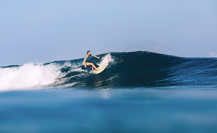 One of the funniest waves in the Mentawai